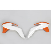 Ковпачки радіатора UFO ktm sx 85 '13-17, колір oem (білий/помаранчевий)