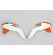 Ковпачки радіатора UFO ktm sx 85 '13-17, колір oem (білий/помаранчевий)