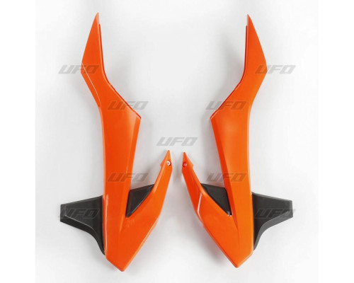 Ковпачки радіатора UFO ktm sx 85 '18-2023 колір oem (помаранчевий/чорний)