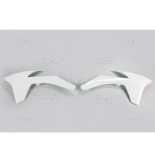 Ковпачки радіатора UFO ktm sx/sxf '11-'12, exc '12-'13 колір білий