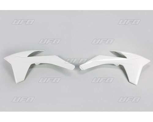 Ковпачки радіатора UFO ktm sx/sxf '11-'12, exc '12-'13 колір білий