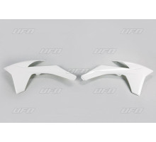 Ковпачки радіатора UFO ktm sx/sxf '11-'12, exc '12-'13 колір білий