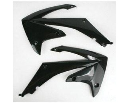 Ковпачки радіатора UFO ktm sx/sxf '11-'12, exc '12-'13 колір чорний