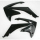 Ковпачки радіатора UFO ktm sx/sxf '11-'12, exc '12-'13 колір чорний