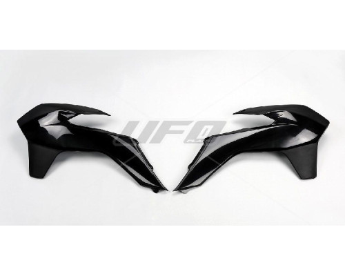 Ковпачки радіатора UFO ktm sx/sxf '13-'15, exc '14-'15 колір чорний