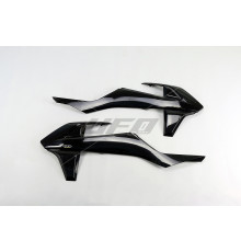 Ковпачки радіатора UFO ktm sx/sxf 16-18, exc/excf 17-19 колір чорний