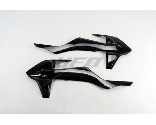 Ковпачки радіатора UFO ktm sx/sxf 16-18, exc/excf 17-19 колір чорний