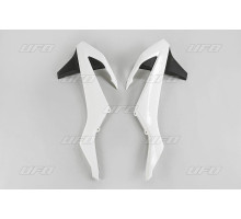 Ковпачки радіатора UFO ktm sx/sxf 16-18, exc/excf 17-19 колір oem (білий/чорний)