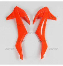 Ковпачки радіатора UFO ktm sx/sxf 16-18, exc/exc-f 17-19 колір fluoресцентний помаранчевий