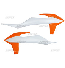 Ковпачки радіатора UFO ktm sx/sxf '19-'20 колір oem (біло-помаранчевий)