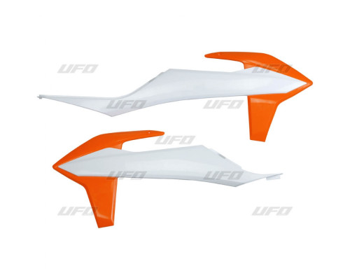 Ковпачки радіатора UFO ktm sx/sxf '19-'20 колір oem (біло-помаранчевий)