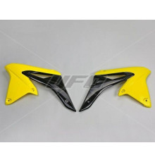 Ковпачки радіатора UFO suzuki rmz 250 '10-'17 колір жовтий/чорний