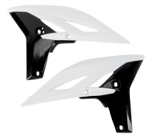 Ковпачки радіатора UFO YAMAHA yzf 250 '10-'12 колір білий/чорний