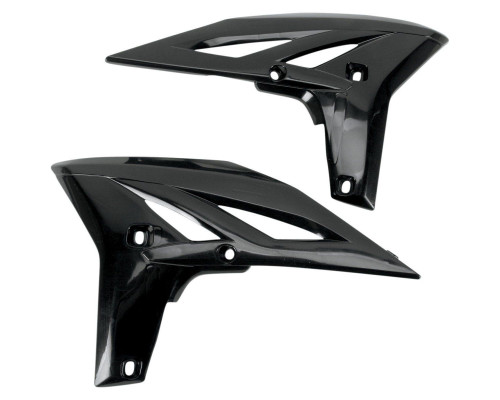 Ковпачки радіатора UFO YAMAHA yzf 250 '10-'12 колір чорний -
