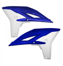 Ковпачки радіатора UFO YAMAHA yzf 250 '11-'13, wrf 450 '12-'15 колір oem (білий/синій)