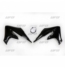 Ковпачки радіатора UFO YAMAHA yzf 250 '19-'22, wrf 250 '20-'25, yzf 450 '18-22, wrf 450 '19-'25 колір чорний