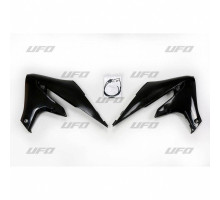 Ковпачки радіатора UFO YAMAHA yzf 250 '19-'22, wrf 250 '20-'25, yzf 450 '18-22, wrf 450 '19-'25 колір чорний