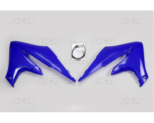 Ковпачки радіатора UFO YAMAHA yzf 250 '19-'22, wrf 250 '20-'25, yzf 450 '18-22, wrf 450 '19-'25 колір синій