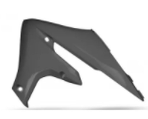 Ковпачки радіатора UFO YAMAHA yzf 250 '19-'22, wrf 250 '20-'25, yzf 450 '18-22, wrf 450 '19-'25 колір сірий