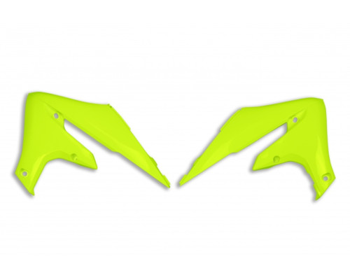 Ковпачки радіатора UFO YAMAHA yzf 250 '19-'22, wrf 250 '20-'25, yzf 450 '18-22, wrf 450 '19-'25 колір fluo жовтий