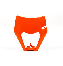 Кришка передньої фари racetech (rtech) ktm exc/excf 17-19 колір помаранчевий (дизайн oem) (kt04096127) (kt04096127)