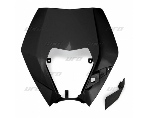Кришка передньої фари UFO ktm exc/excf 09-13 колір чорний (модель oem)