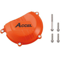 Кришка зчеплення accel (пластик) ktm sxf450 '13-, excf450 '12-, exc 500 колір помаранчевий