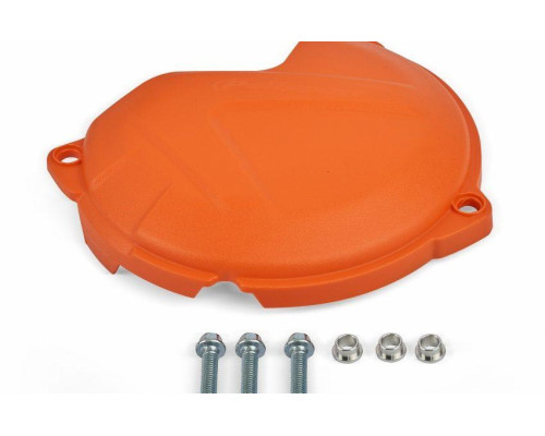 Кришка зчеплення polisport кришка зчеплення ktm xcf/sxf 250/350 16-19 exc-f/xcfw 250/350 `17-19, husqvarna fe 250/350 `19 помаранчева