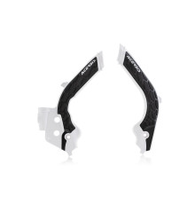 Acerbis захисні кожухи рами x-grip husqvarna fc / tc '19-'22, fe / te '20-'23, gas gas gas ec / ec-f / mc / mc-f '21-'23 колір білий / чорний