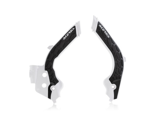 Acerbis захисні кожухи рами x-grip husqvarna fc / tc '19-'22, fe / te '20-'23, gas gas gas ec / ec-f / mc / mc-f '21-'23 колір білий / чорний