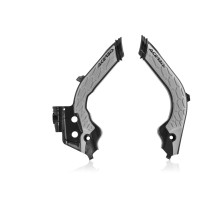 Acerbis захисні кожухи рами x-grip husqvarna fc / tc '19-'22, fe / te '20-'23, gas gas gas ec / ec-f / mc / mc-f '21-'23 колір чорний / сірий
