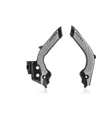 Acerbis захисні кожухи рами x-grip husqvarna fc / tc '19-'22, fe / te '20-'23, gas gas gas ec / ec-f / mc / mc-f '21-'23 колір чорний / сірий