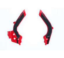 Acerbis захисні кожухи рами x-grip husqvarna fc / tc '19-'22, fe / te '20-'23, gas gas gas ec / ec-f / mc / mc-f '21-'23 колір червоний / чорний