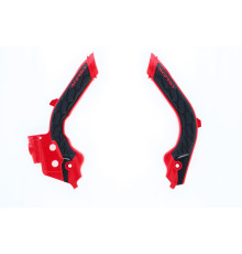 Acerbis захисні кожухи рами x-grip husqvarna fc / tc '19-'22, fe / te '20-'23, gas gas gas ec / ec-f / mc / mc-f '21-'23 колір червоний / чорний