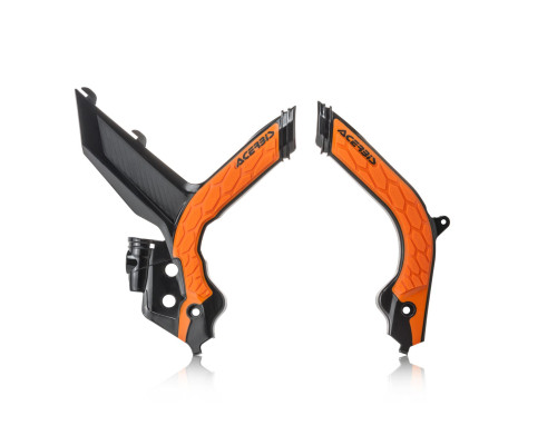 Захист рами acerbis x-grip ktm exc / exc-f / xc-w / xcf-w '20-'23 колір чорний / помаранчевий