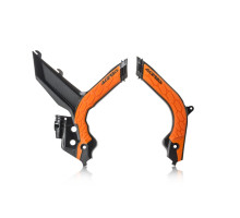 Захист рами acerbis x-grip ktm exc / exc-f / xc-w / xcf-w '20-'23 колір чорний / помаранчевий