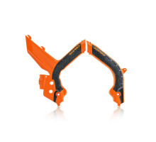 Acerbis x-grip захисні рами ktm exc / exc-f / xc-w / xcf-w '20-'23 колір помаранчевий / чорний