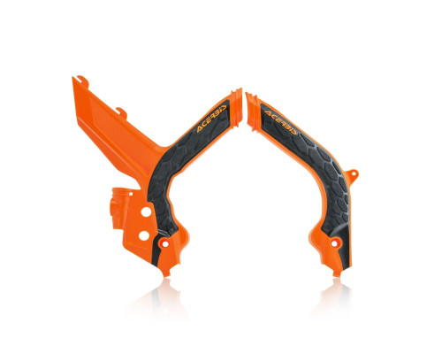 Acerbis x-grip захисні рами ktm exc / exc-f / xc-w / xcf-w '20-'23 колір помаранчевий / чорний