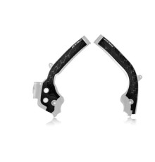 Acerbis x-grip захисні кожухи рами ktm exc / exc-f '17-'19, sx /sx-f '16-'18, husqvarna fc / tc '16-'18, fe / te '17-'19 колір чорний / сірий