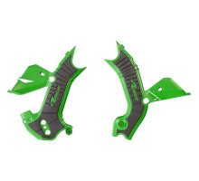 Racetech (rtech) 2024/12 захист рами kawasaki kxf 450 '24-'25, kxf 250 '25 колір чорний / зелений