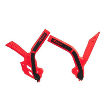 Racetech (rtech) захист рами (комплект) біматеріал super grip beta rr 125 / 250 / 300 / 350 / 430 / 480 '20-21 колір червоний чорний