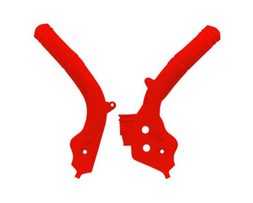 Racetech (rtech) захист рами (комплект) біматеріал super grip gas mc/mc-f/ec/ec-f 125/250/300/350/450 '21 колір червоний