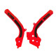 Racetech (rtech) захист рами (комплект) біматеріал super grip gas mc/mc-f/ec/ec-f 125/250/300/350/450 '21 колір червоний чорний