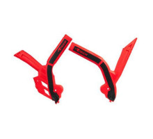 Racetech (rtech) захист рами (комплект) біматеріал super grip HONDA crf 450/rx '21 колір червоний чорний