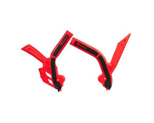 Racetech (rtech) захист рами (комплект) біматеріал super grip HONDA crf 450/rx '21 колір червоний чорний