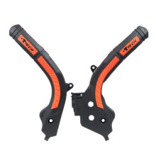 Racetech (rtech) захист рами (комплект) біматеріал super grip ktm sx 125/150 '16-18, sx 250 '17-18, exc/excf 250/350/450 '17-19, sxf 250/350/450 '16-18 колір чорно-помаранчевий