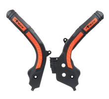 Racetech (rtech) захист рами (комплект) біматеріал super grip ktm sx 125/150 '16-18, sx 250 '17-18, exc/excf 250/350/450 '17-19, sxf 250/350/450 '16-18 колір чорно-помаранчевий