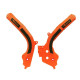 Racetech (rtech) захист рами (комплект) біматеріал super grip ktm sx 125/150 '16-18, sx 250 '17-18, exc/excf 250/350/450 '17-19, sxf 250/350/450 '16-18 колір помаранчевий чорний