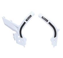 Racetech (rtech) захист рами (комплект) біматеріал super grip ktm sx 125/150/250 '19-21, sxf 250/350/450 '19-21, sxf 450 '18-21, exc/excf 150/250/350/450 '20-21 колір білий чорний