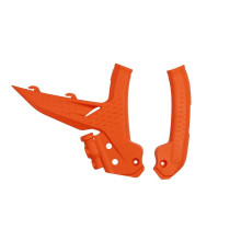 Кришки рами UFO ktm sx 125 / 250 / 300 '23-'25, sxf (sx-f) 250 / 350 / 450 '23-'25, exc 150 / 250 / 300 '24-'25, excf (exc-f) 250 / 350 / 450 / 500 '24-'25, колір помаранчевий